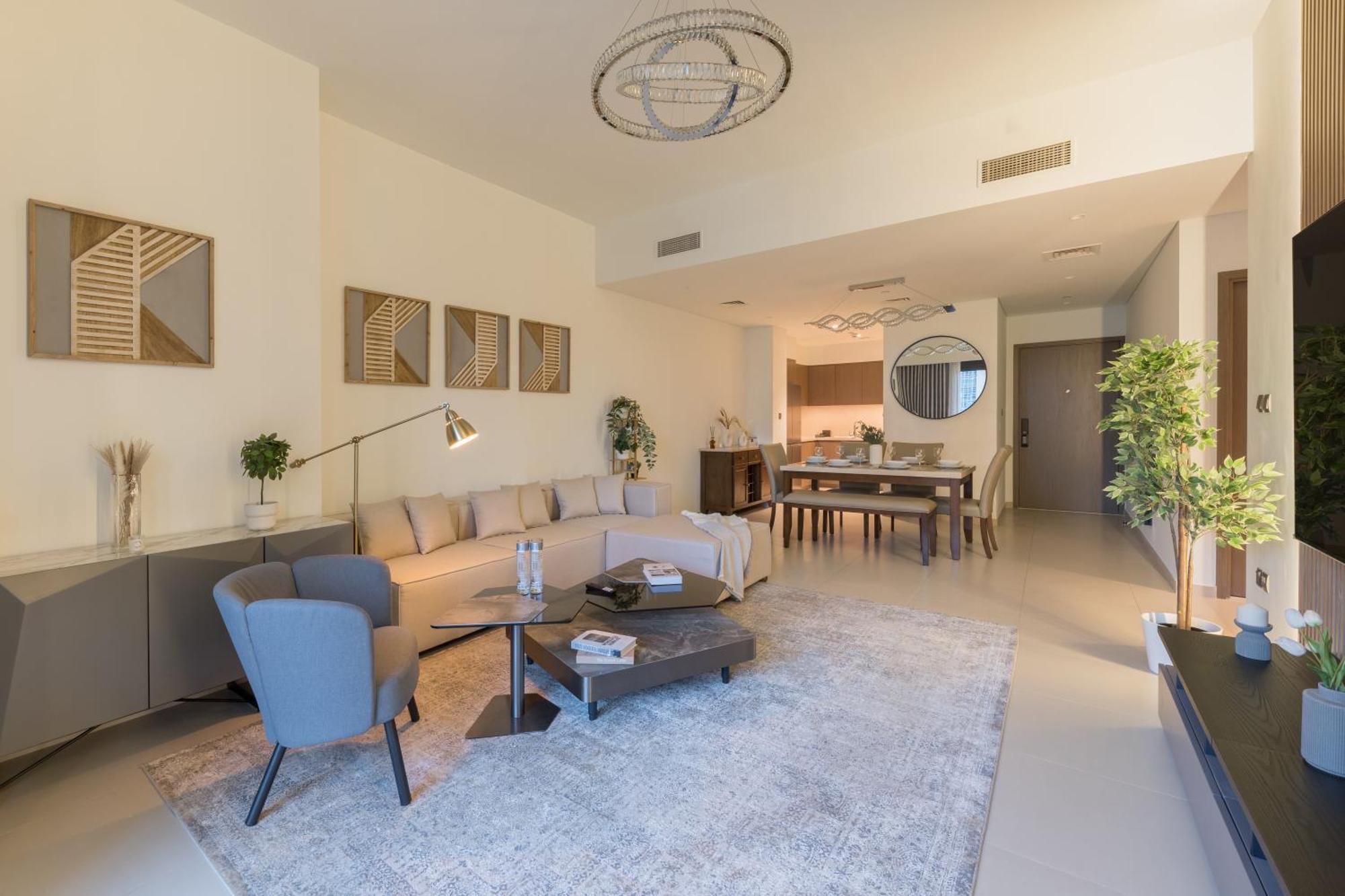 Spacious 3Br Plus Maids Burj Khalifa View Dubai Buitenkant foto