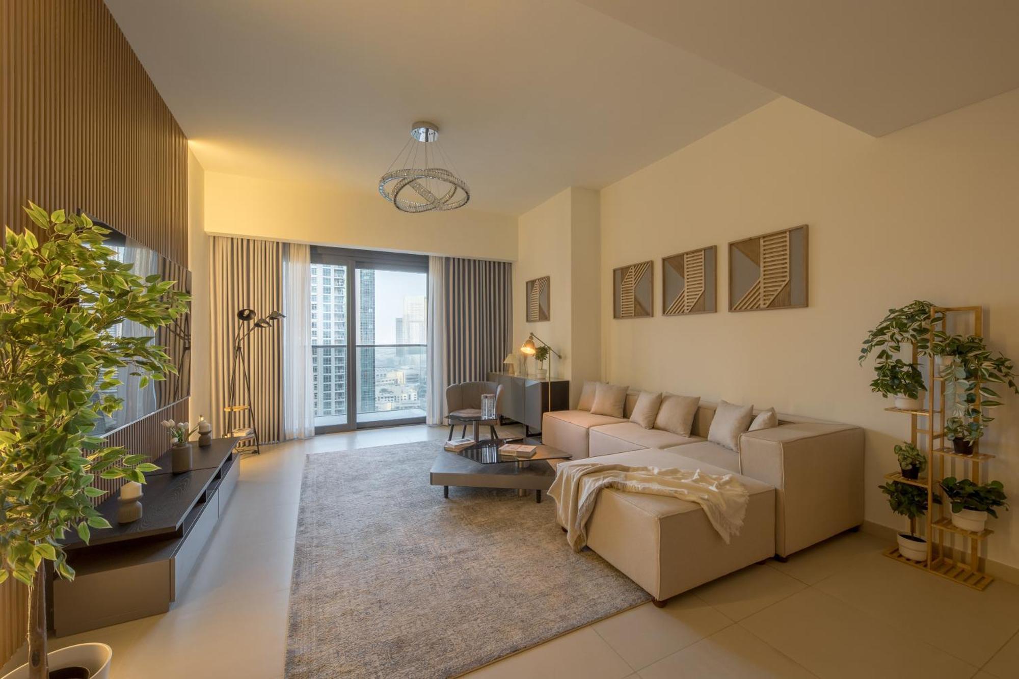 Spacious 3Br Plus Maids Burj Khalifa View Dubai Buitenkant foto